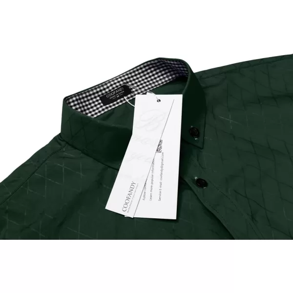 COOFANDY Men's Business Dress Shirt Long Sleeve Casual Slim Fit Button Down Shirt