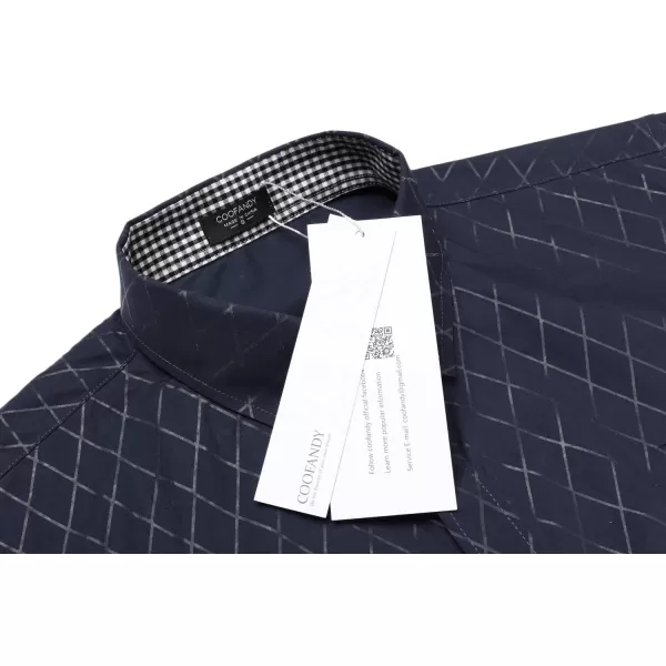 COOFANDY Men's Business Dress Shirt Long Sleeve Casual Slim Fit Button Down Shirt
