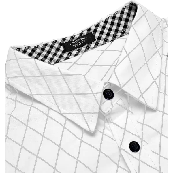 COOFANDY Men's Business Dress Shirt Long Sleeve Casual Slim Fit Button Down Shirt