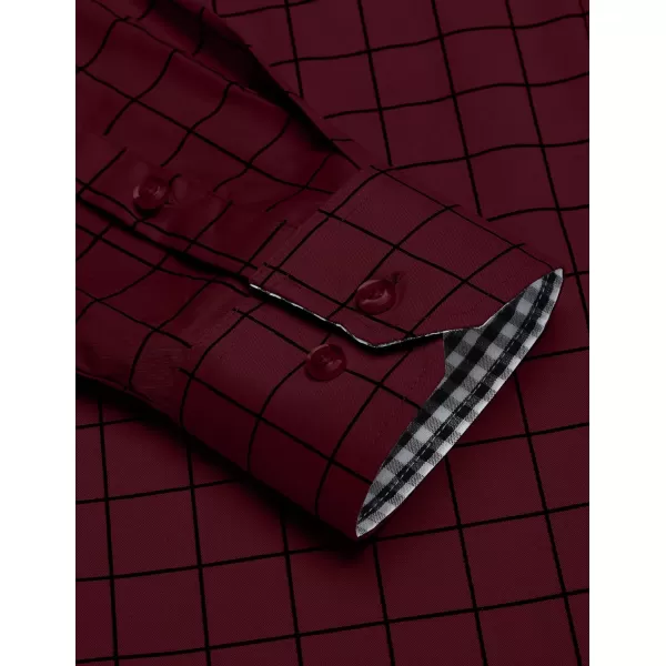 COOFANDY Men's Business Dress Shirt Long Sleeve Slim Fit Casual Button Down Shirt