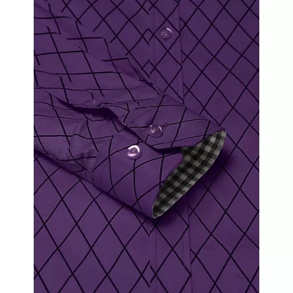 COOFANDY Men's Business Dress Shirt Long Sleeve Slim Fit Casual Button Down Shirt