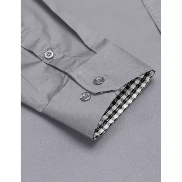 COOFANDY Men's Business Dress Shirt Long Sleeve Slim Fit Casual Button Down Shirt