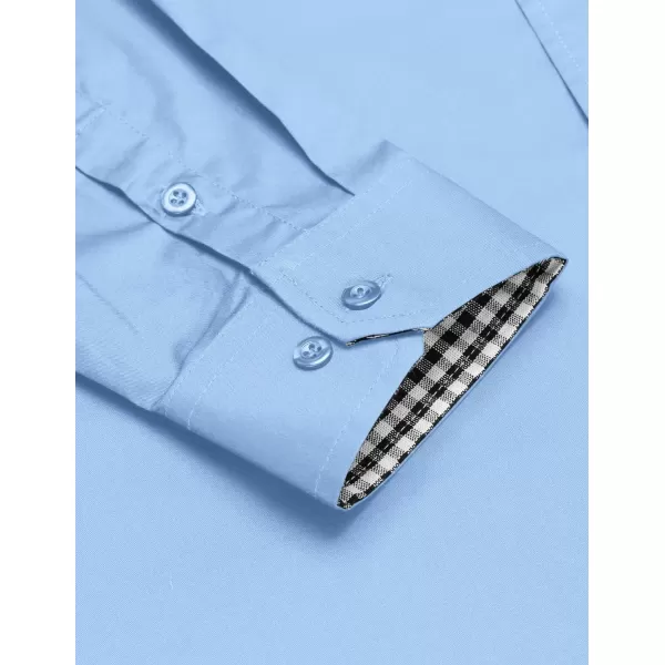 COOFANDY Men's Business Dress Shirt Long Sleeve Slim Fit Casual Button Down Shirt