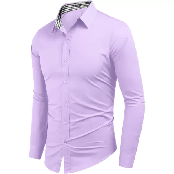 COOFANDY Men's Business Dress Shirt Long Sleeve Slim Fit Casual Button Down Shirt