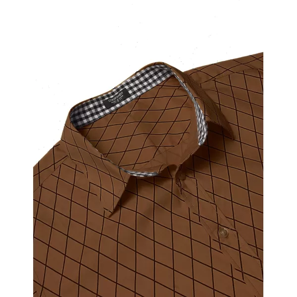 COOFANDY Men's Business Dress Shirt Long Sleeve Slim Fit Casual Button Down Shirt