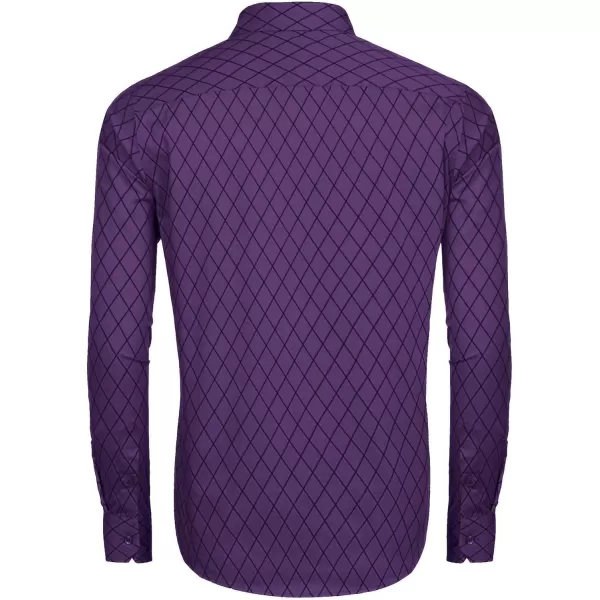 COOFANDY Men's Business Dress Shirt Long Sleeve Slim Fit Casual Button Down Shirt