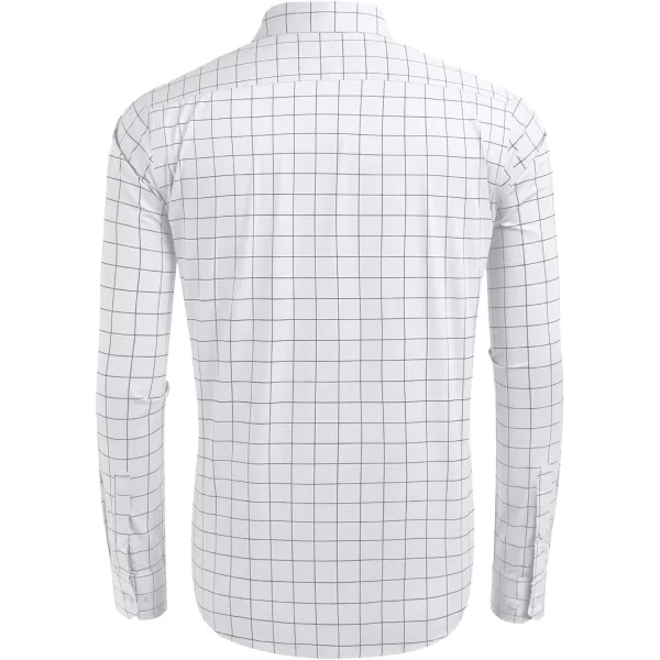 COOFANDY Men's Business Dress Shirt Long Sleeve Slim Fit Casual Button Down Shirt