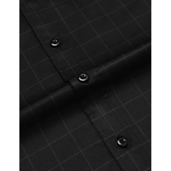 COOFANDY Men's Business Dress Shirt Long Sleeve Slim Fit Casual Button Down Shirt