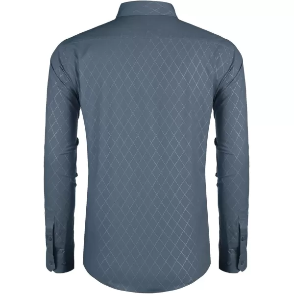 COOFANDY Men's Business Dress Shirt Long Sleeve Slim Fit Casual Button Down Shirt
