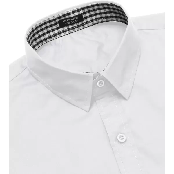 COOFANDY Men's Business Dress Shirt Long Sleeve Slim Fit Casual Button Down Shirt