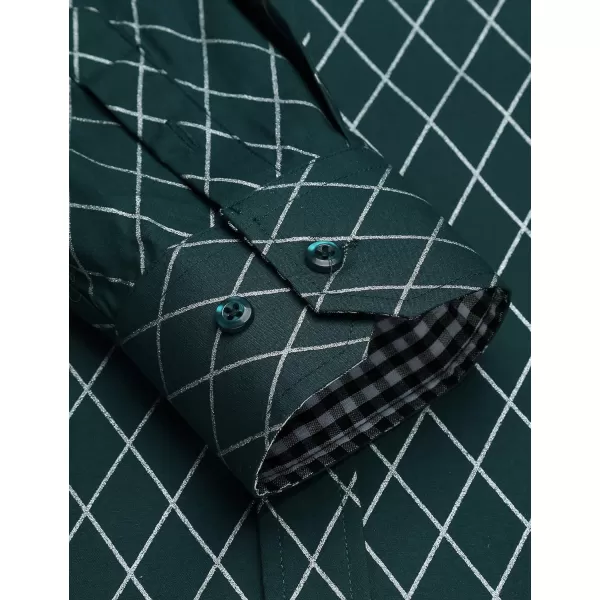 COOFANDY Men's Business Dress Shirt Long Sleeve Slim Fit Casual Button Down Shirt