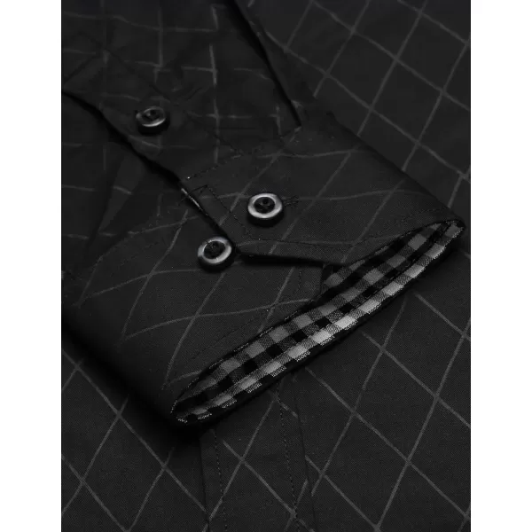 COOFANDY Men's Business Dress Shirt Long Sleeve Slim Fit Casual Button Down Shirt