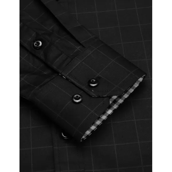 COOFANDY Men's Business Dress Shirt Long Sleeve Slim Fit Casual Button Down Shirt