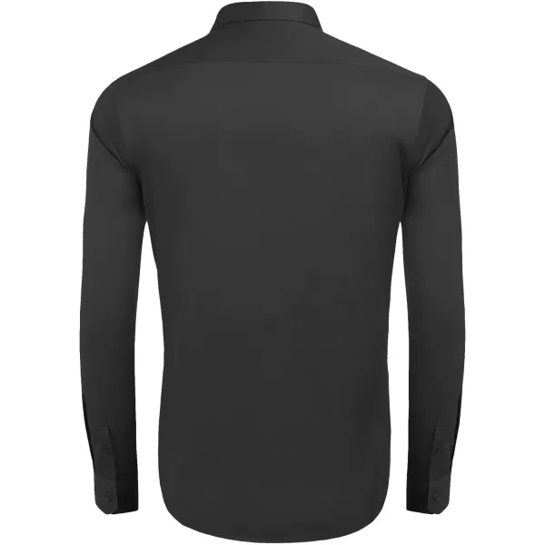 COOFANDY Men's Business Dress Shirt Long Sleeve Slim Fit Casual Button Down Shirt