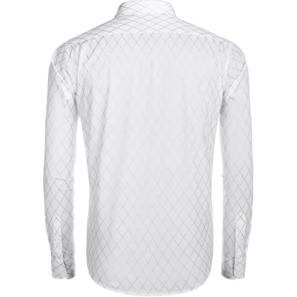 COOFANDY Men's Business Dress Shirt Long Sleeve Slim Fit Casual Button Down Shirt