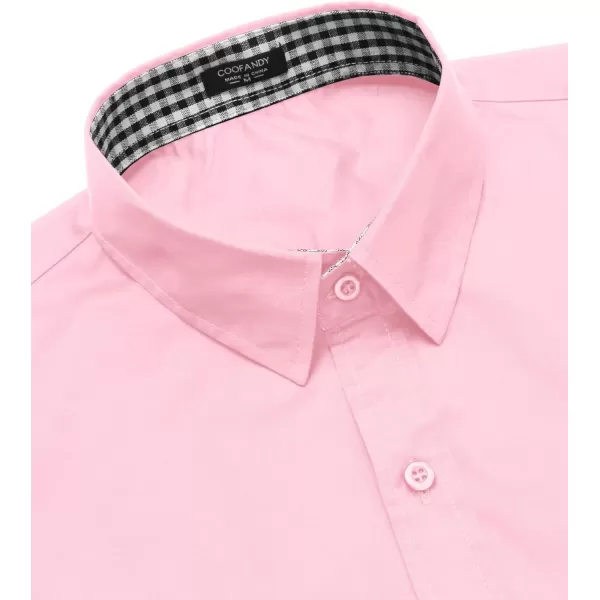 COOFANDY Men's Business Dress Shirt Long Sleeve Slim Fit Casual Button Down Shirt