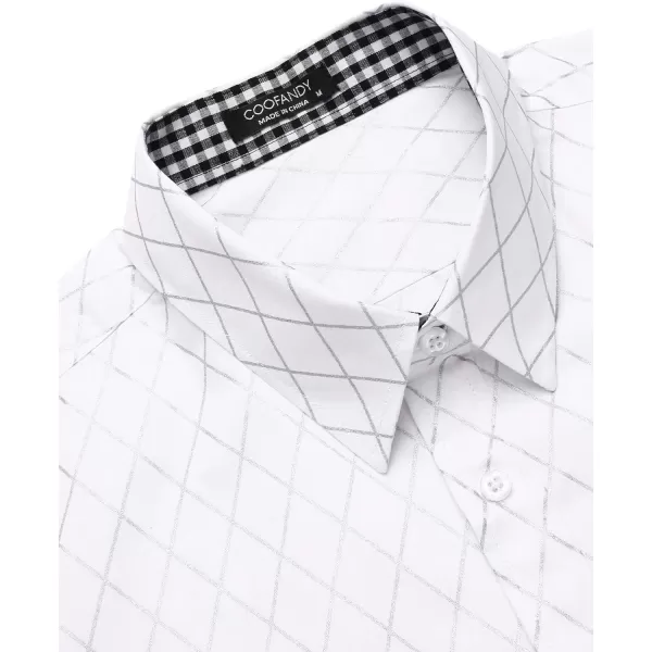 COOFANDY Men's Business Dress Shirt Long Sleeve Slim Fit Casual Button Down Shirt
