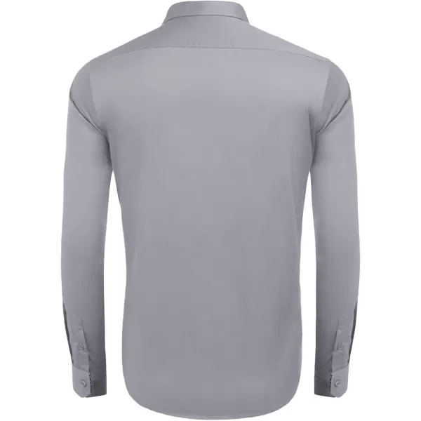 COOFANDY Men's Business Dress Shirt Long Sleeve Slim Fit Casual Button Down Shirt