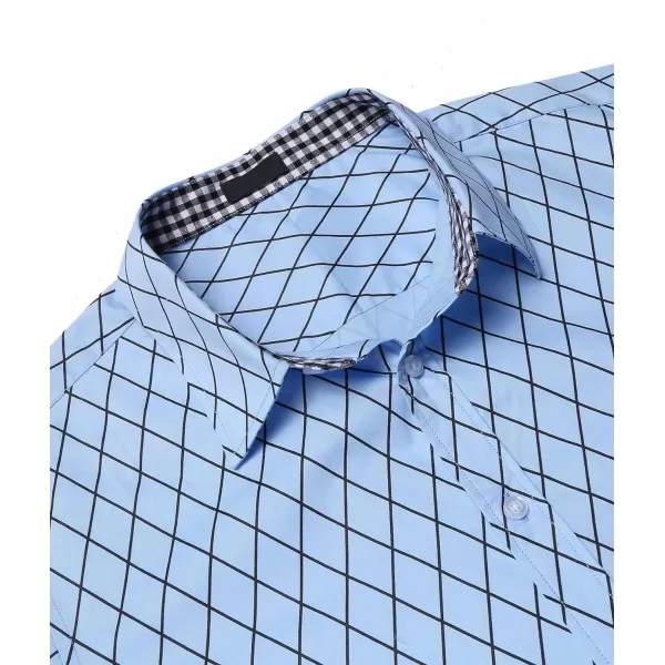 COOFANDY Men's Business Dress Shirt Long Sleeve Slim Fit Casual Button Down Shirt