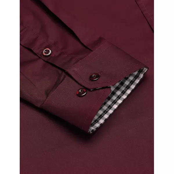 COOFANDY Men's Business Dress Shirt Long Sleeve Slim Fit Casual Button Down Shirt