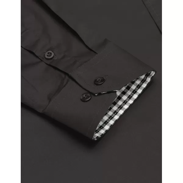 COOFANDY Men's Business Dress Shirt Long Sleeve Slim Fit Casual Button Down Shirt