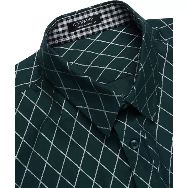 COOFANDY Men's Business Dress Shirt Long Sleeve Slim Fit Casual Button Down Shirt