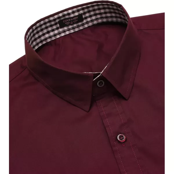 COOFANDY Men's Business Dress Shirt Long Sleeve Slim Fit Casual Button Down Shirt