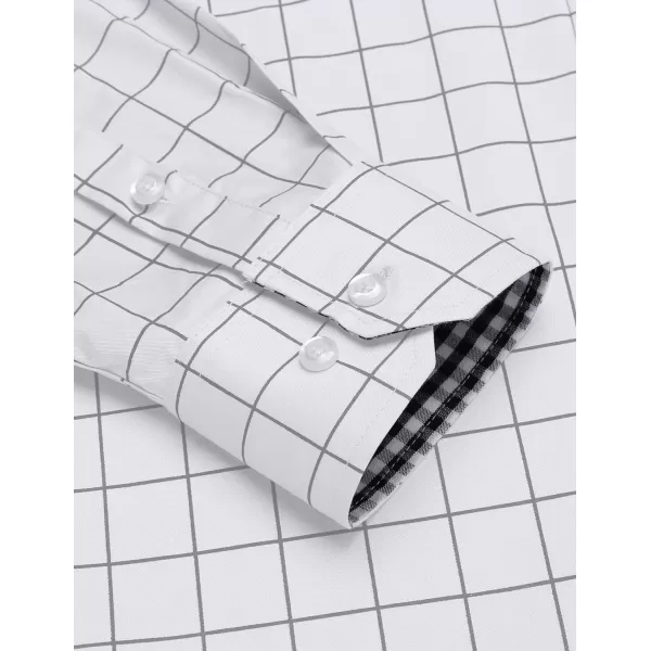 COOFANDY Men's Business Dress Shirt Long Sleeve Slim Fit Casual Button Down Shirt