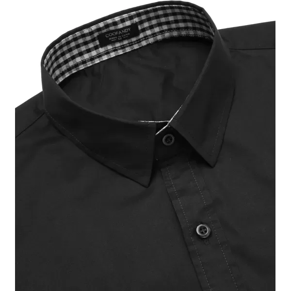COOFANDY Men's Business Dress Shirt Long Sleeve Slim Fit Casual Button Down Shirt
