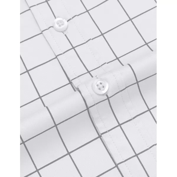 COOFANDY Men's Business Dress Shirt Long Sleeve Slim Fit Casual Button Down Shirt