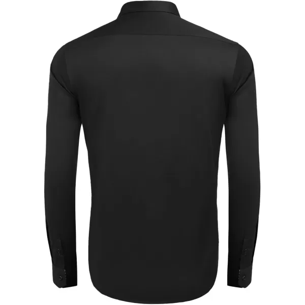 COOFANDY Men's Business Dress Shirt Long Sleeve Slim Fit Casual Button Down Shirt