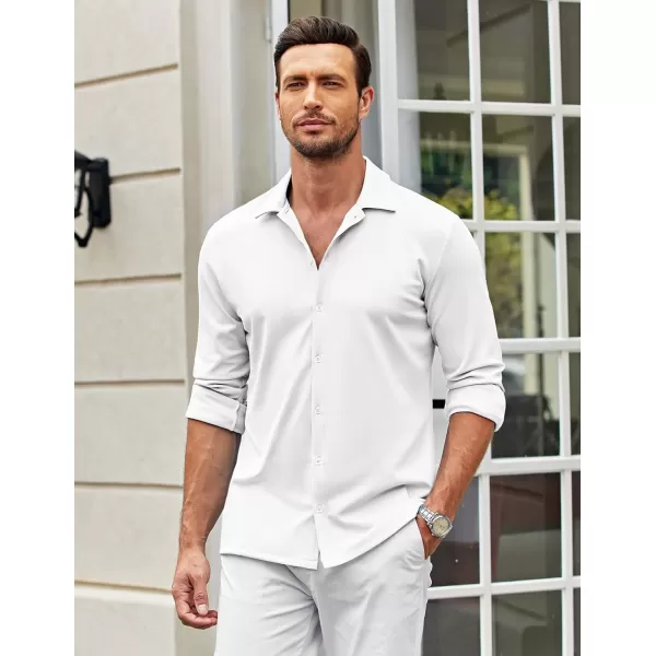 COOFANDY Men's Casual Button Down Shirt Wrinkle Free Shirts Long Sleeve Dress Shirt