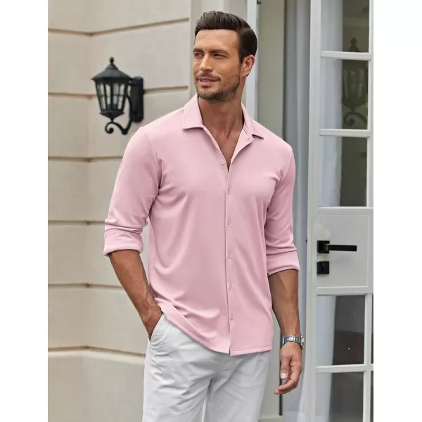 COOFANDY Men's Casual Button Down Shirt Wrinkle Free Shirts Long Sleeve Dress Shirt
