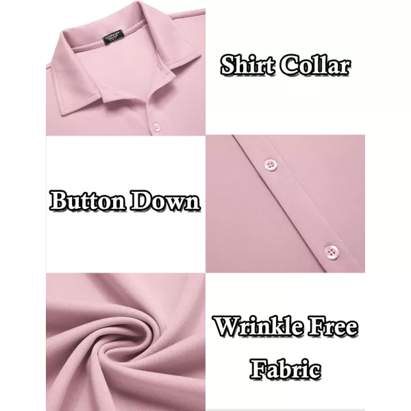 COOFANDY Men's Casual Button Down Shirt Wrinkle Free Shirts Long Sleeve Dress Shirt