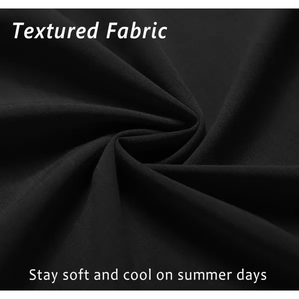 COOFANDY Men's Casual Button Down Shirts Short Sleeve Cuban Collar Shirt Summer Beach Wear