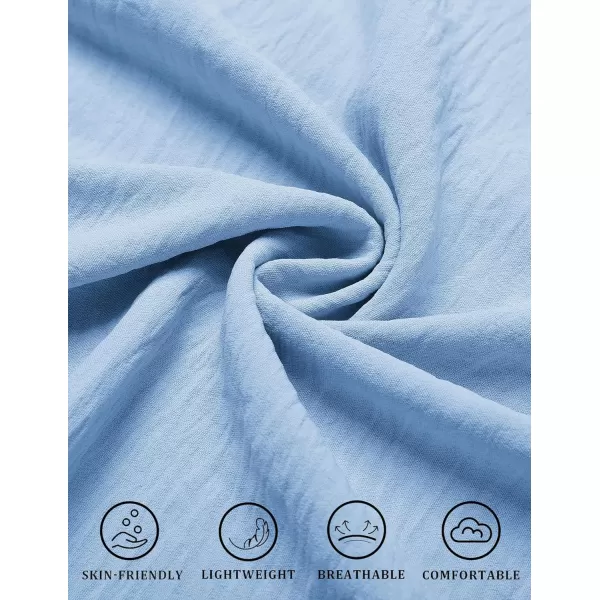 COOFANDY Men's Casual Button Down Short Sleeve Shirts Textured Summer Beach Shirt