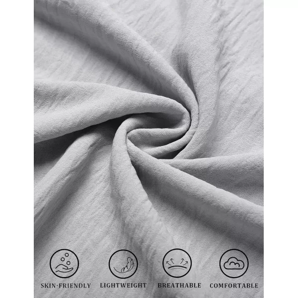 COOFANDY Men's Casual Button Down Short Sleeve Shirts Textured Summer Beach Shirt