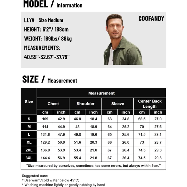 COOFANDY Men's Casual Corduroy Jacket Lightweight Bomber Style Shirt Jacket Vintage Coat