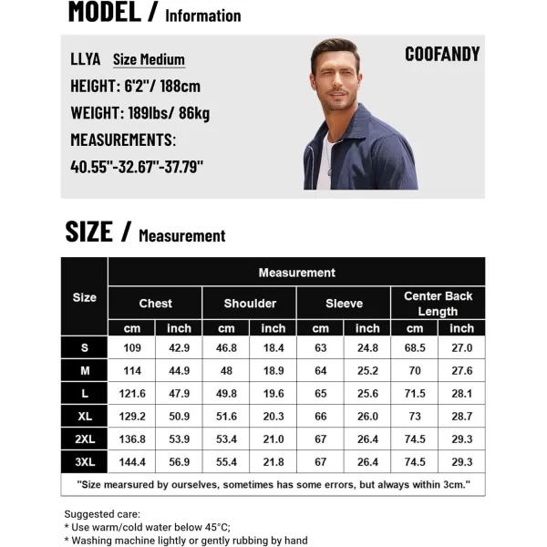 COOFANDY Men's Casual Corduroy Jacket Lightweight Bomber Style Shirt Jacket Vintage Coat