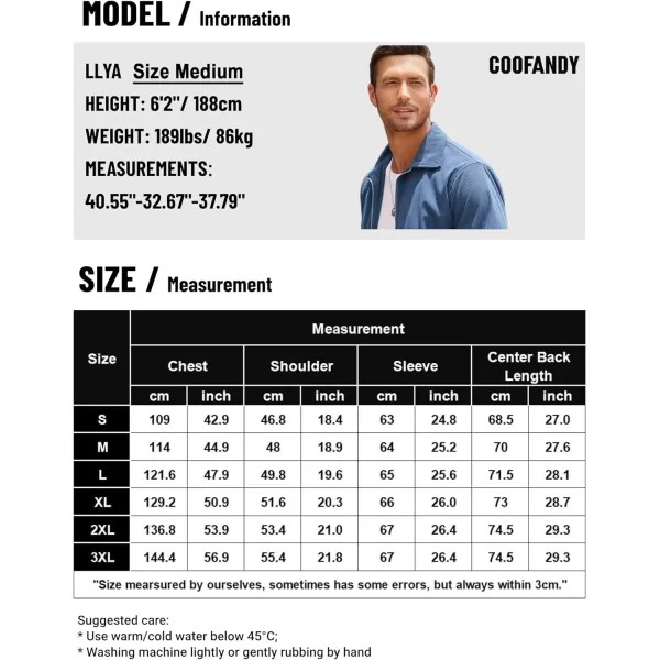 COOFANDY Men's Casual Corduroy Jacket Lightweight Bomber Style Shirt Jacket Vintage Coat