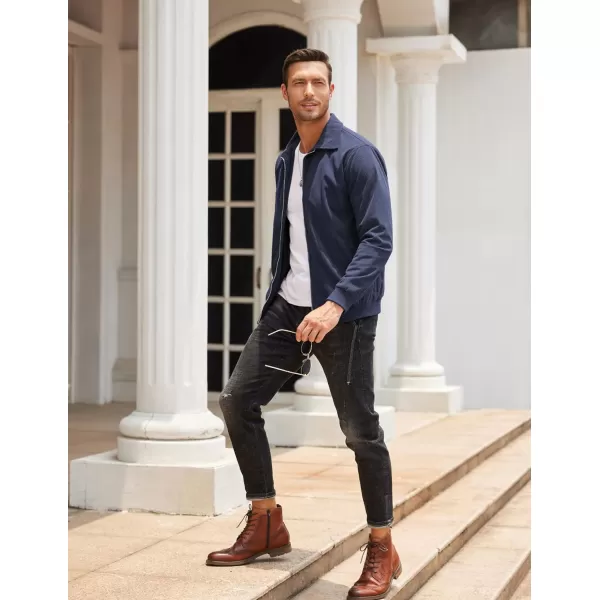 COOFANDY Men's Casual Corduroy Jacket Lightweight Bomber Style Shirt Jacket Vintage Coat