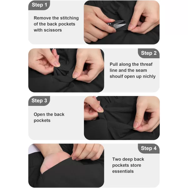 COOFANDY Men's Casual Pants Classic Fit Flat Front Pants Lightweight Elastic Waist Golf Trousers with Pockets