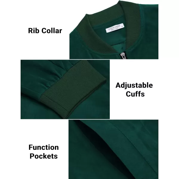 COOFANDY Men's Casual Varsity Jacket Vintage Lightweight Suede Bomber Jackets
