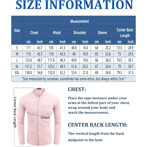 COOFANDY Men's Cotton Linen Shirt Long Sleeve Button Down Shirts Band Collar Beach Yoga Shirts