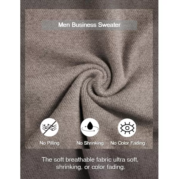 COOFANDY Men's Dress Crew Neck Sweater Slim Fit Lightweight Sweatshirts Knitted Pullover Casual Fashion Long Sleeve Sweater