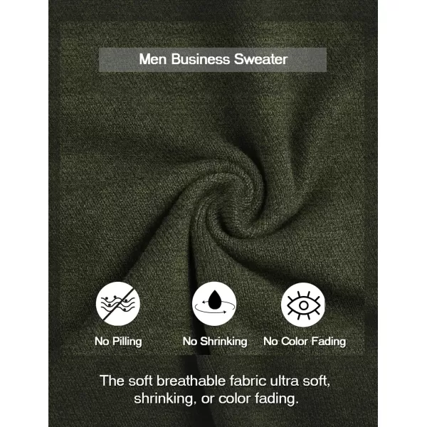 COOFANDY Men's Dress Crew Neck Sweater Slim Fit Lightweight Sweatshirts Knitted Pullover Casual Fashion Long Sleeve Sweater