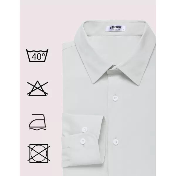 COOFANDY Men's Dress Shirt Wrinkle Free Long Sleeve Button Down Formal Shirts