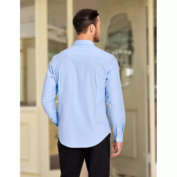 COOFANDY Men's Dress Shirt Wrinkle Free Long Sleeve Button Down Formal Shirts