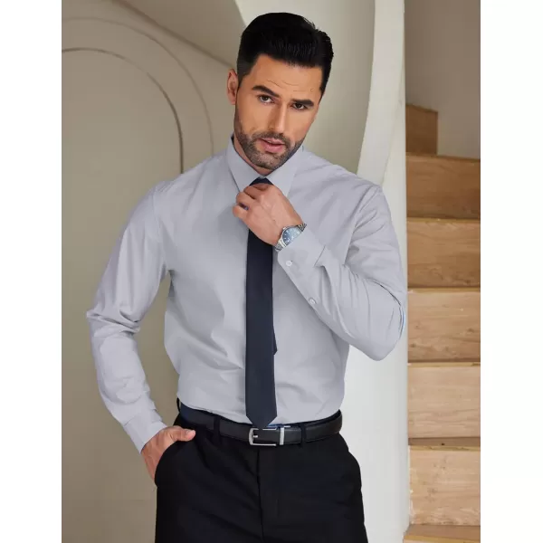 COOFANDY Men's Dress Shirt Wrinkle Free Long Sleeve Button Down Formal Shirts