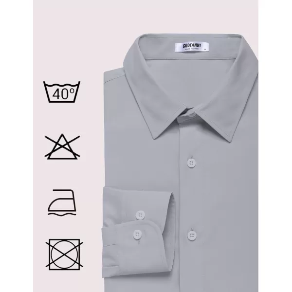 COOFANDY Men's Dress Shirt Wrinkle Free Long Sleeve Button Down Formal Shirts